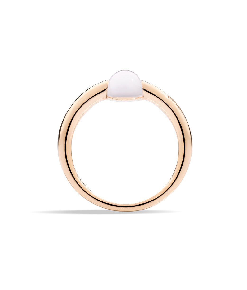 M'Ama Non M'Ama Rose Gold and Moonstone Ring