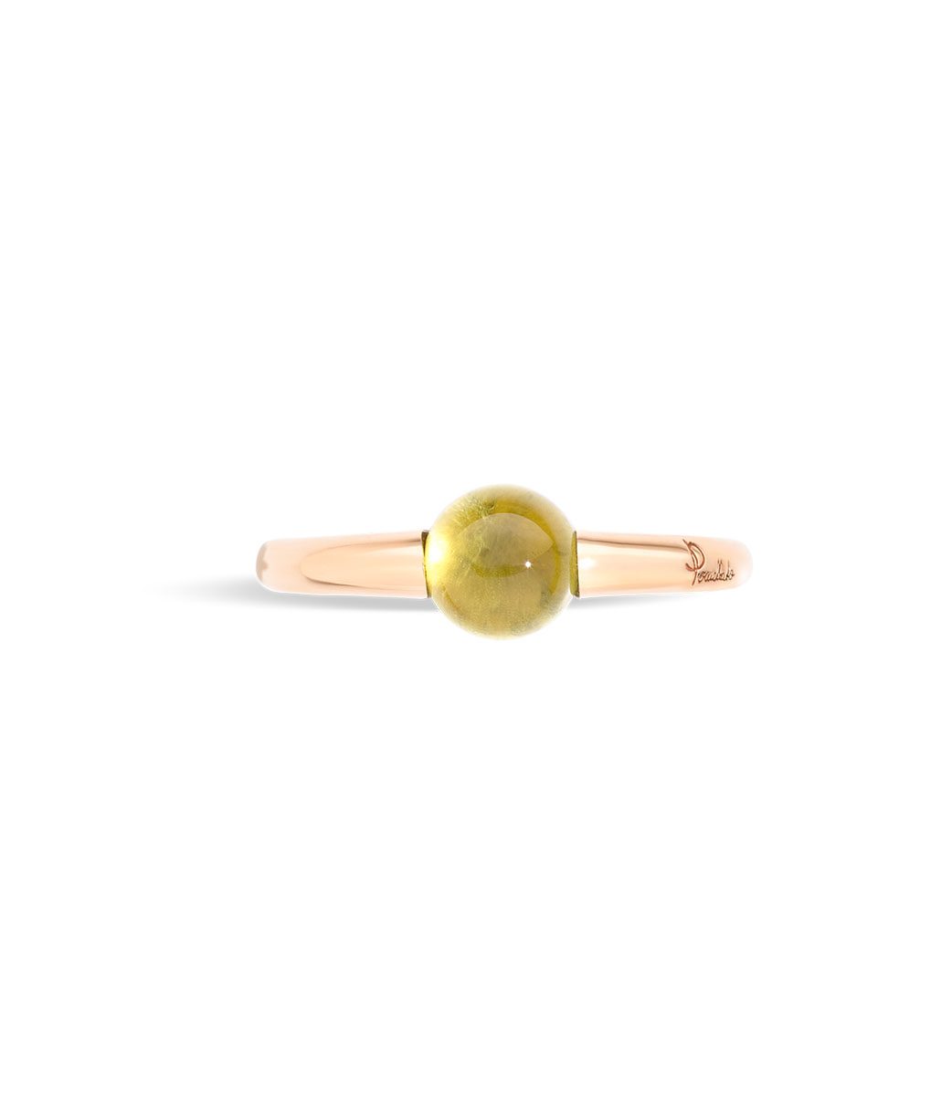 M'Ama Non M'Ama Rose Gold and Peridot Ring