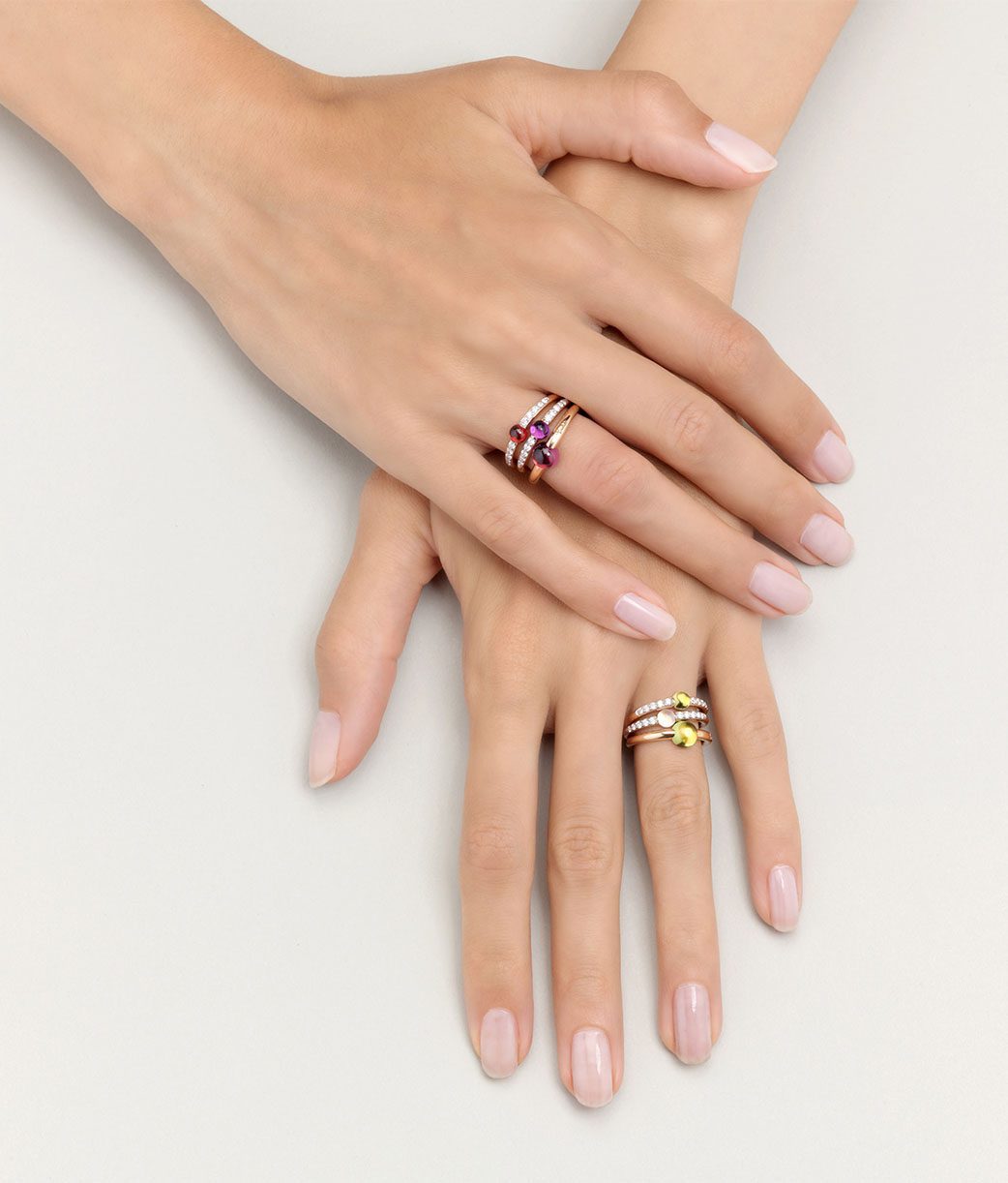 M'Ama Non M'Ama Rose Gold and Peridot Ring