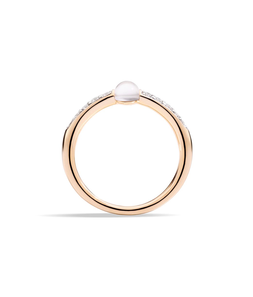 M'Ama Non M'Ama Rose Gold and Diamond Ring