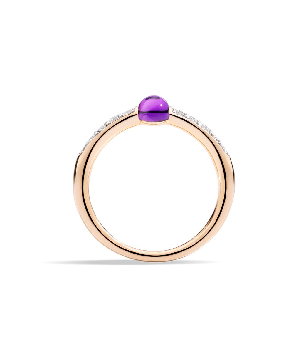 M'Ama Non M'Ama Rose Gold and Diamond Ring