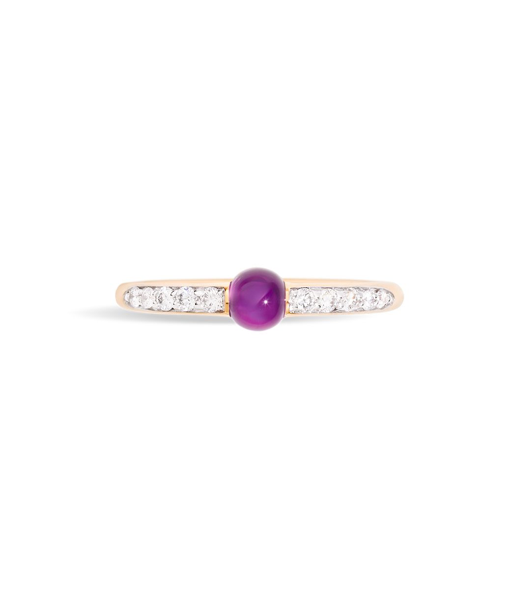 M'Ama Non M'Ama Rose Gold and Diamond Ring