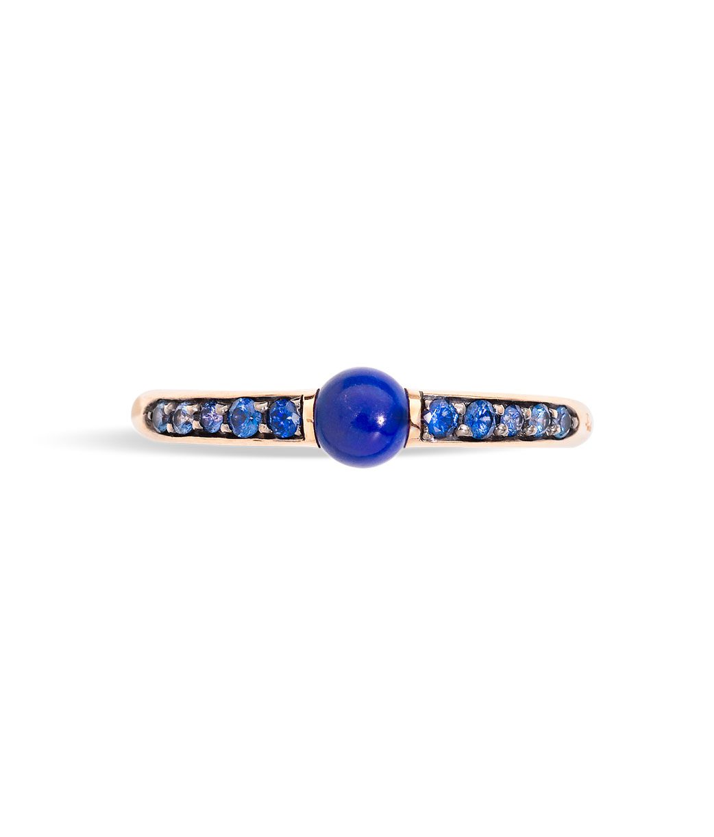 M'Ama Non M'Ama Rose Gold and Sapphire Ring