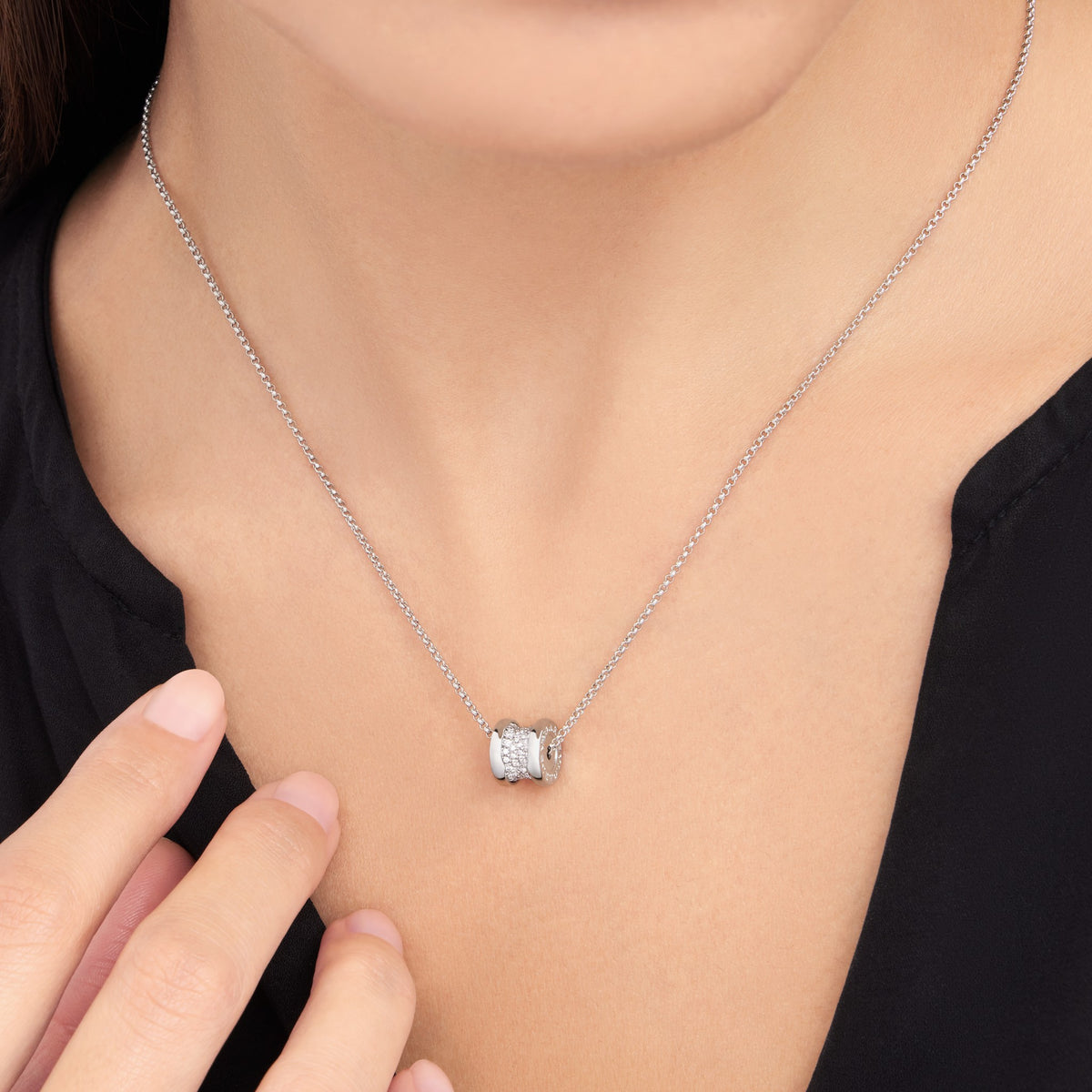 Bvlgari B.zero1 Classic Necklace worn