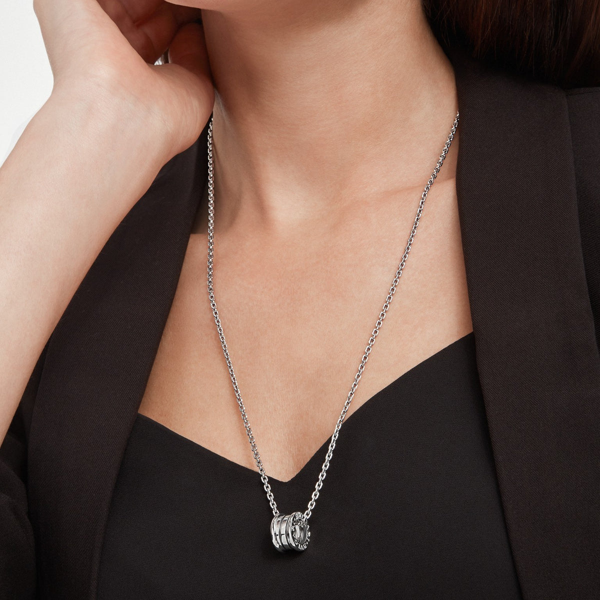 B.zero1 Necklace, worn 2