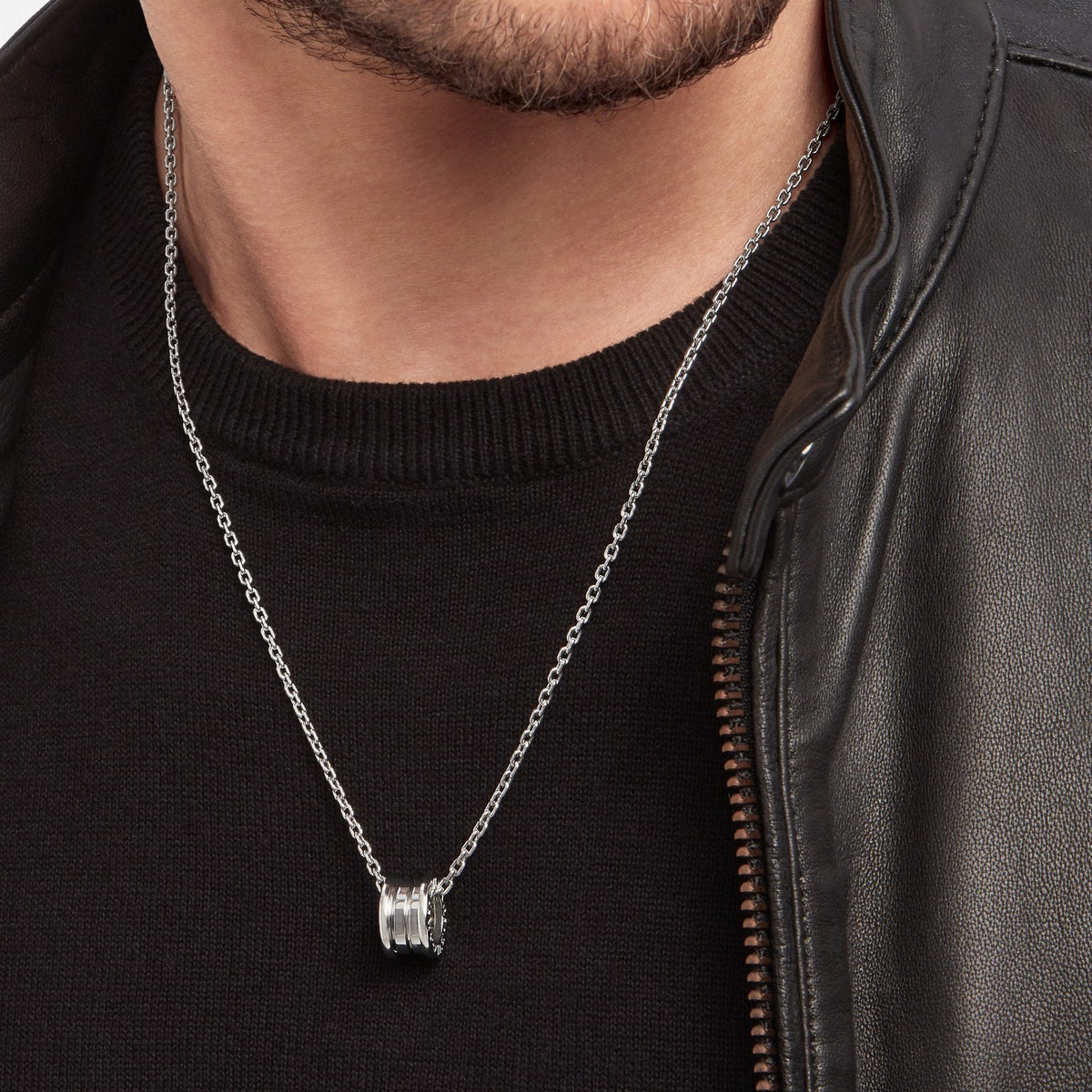 B.zero1 Necklace, worn 4