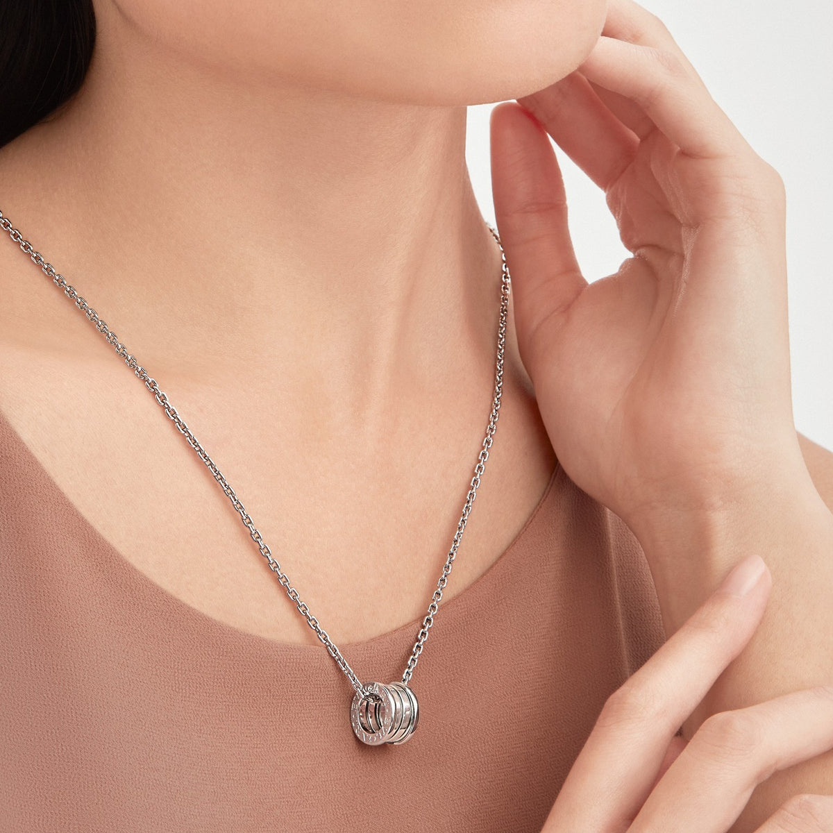 B.zero1 Necklace, worn 6