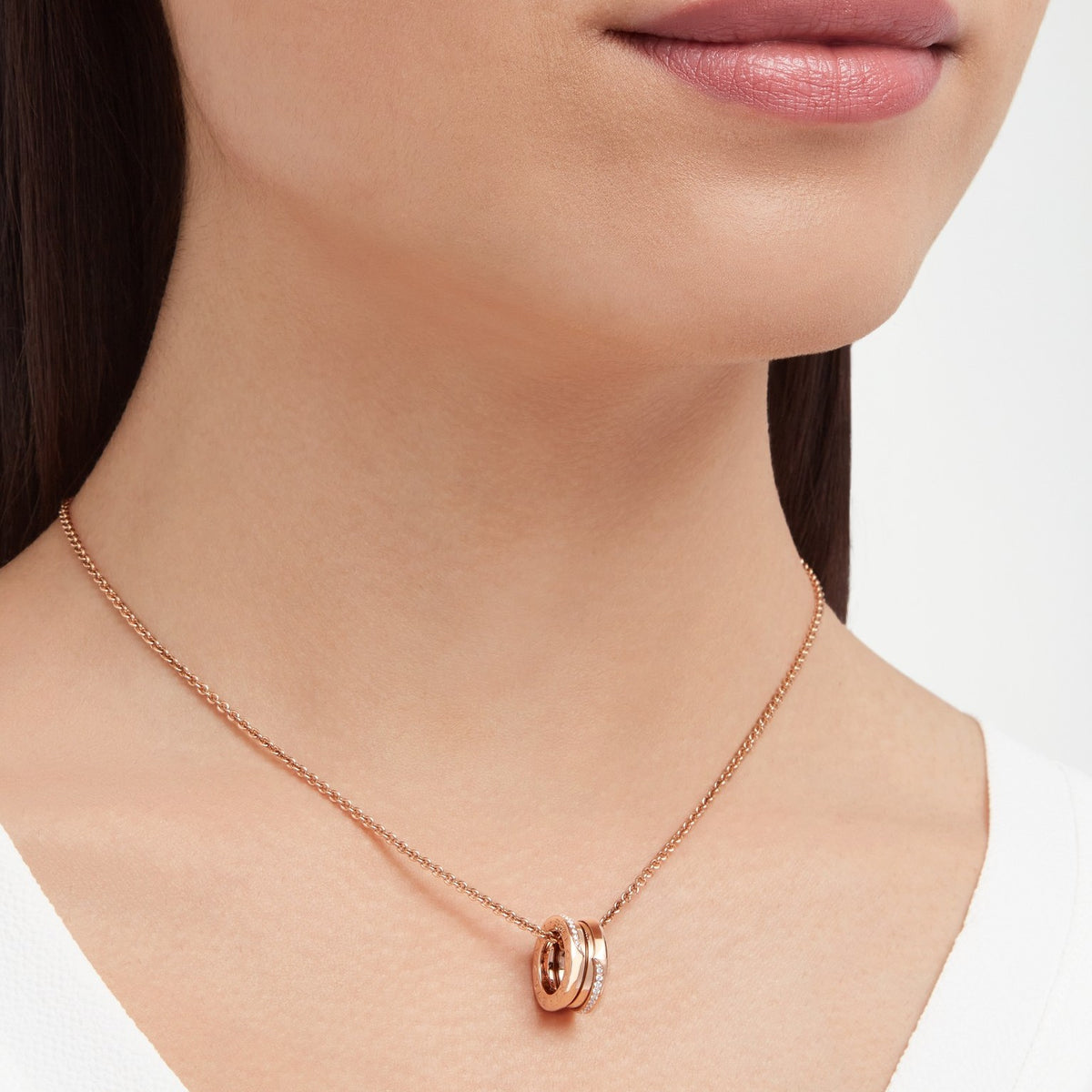B.zero1 Necklace, worn 3