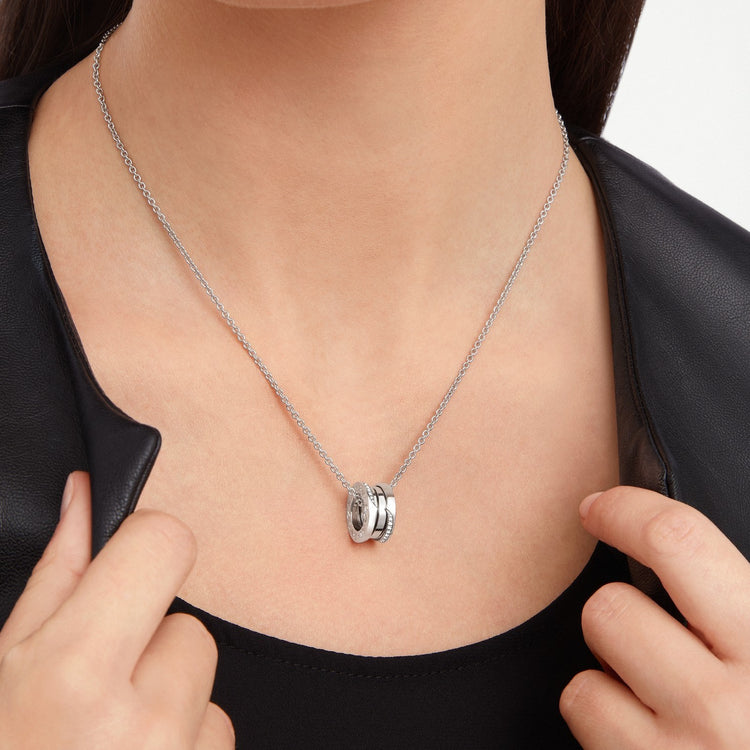B.zero1 Necklace, worn