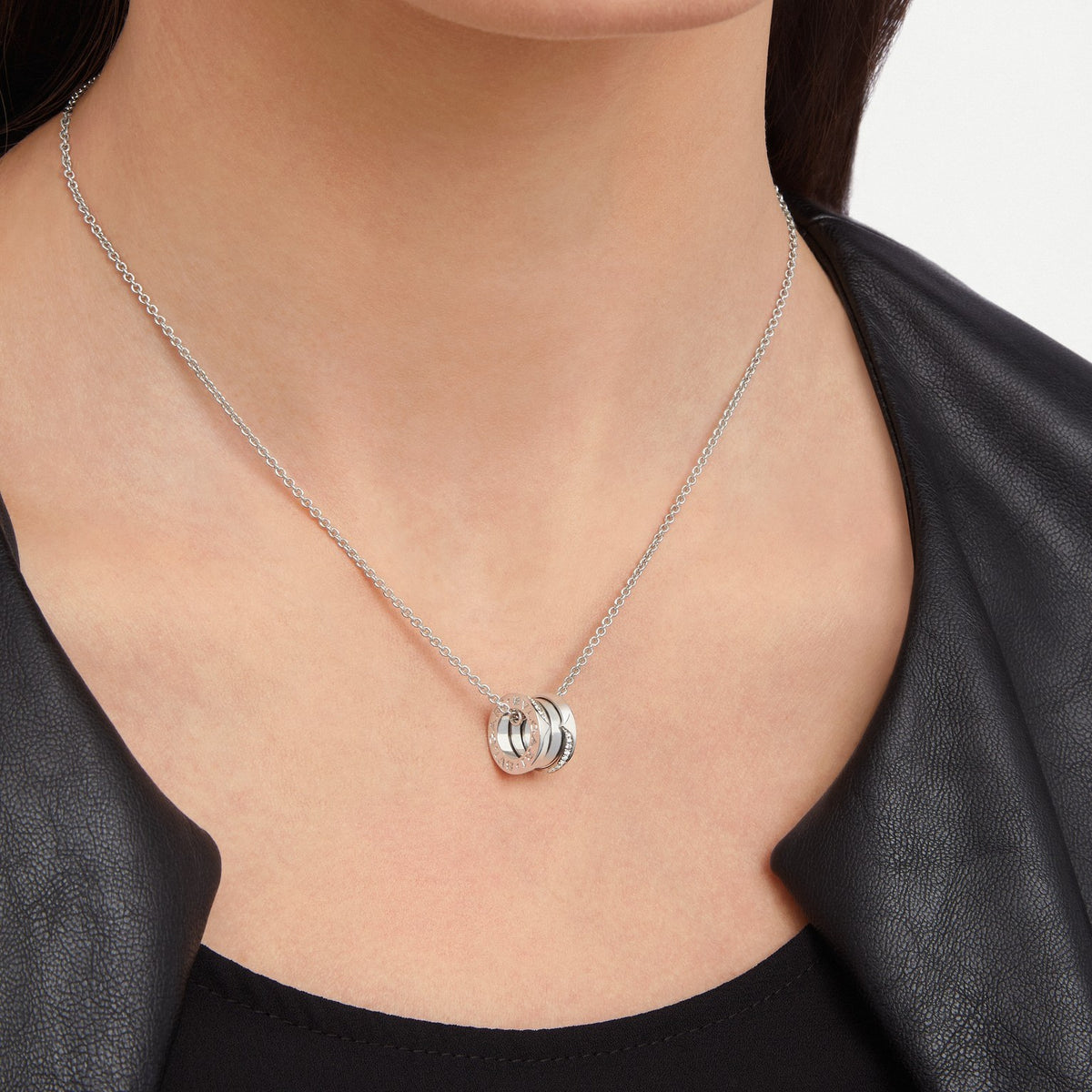 B.zero1 Necklace, worn 2