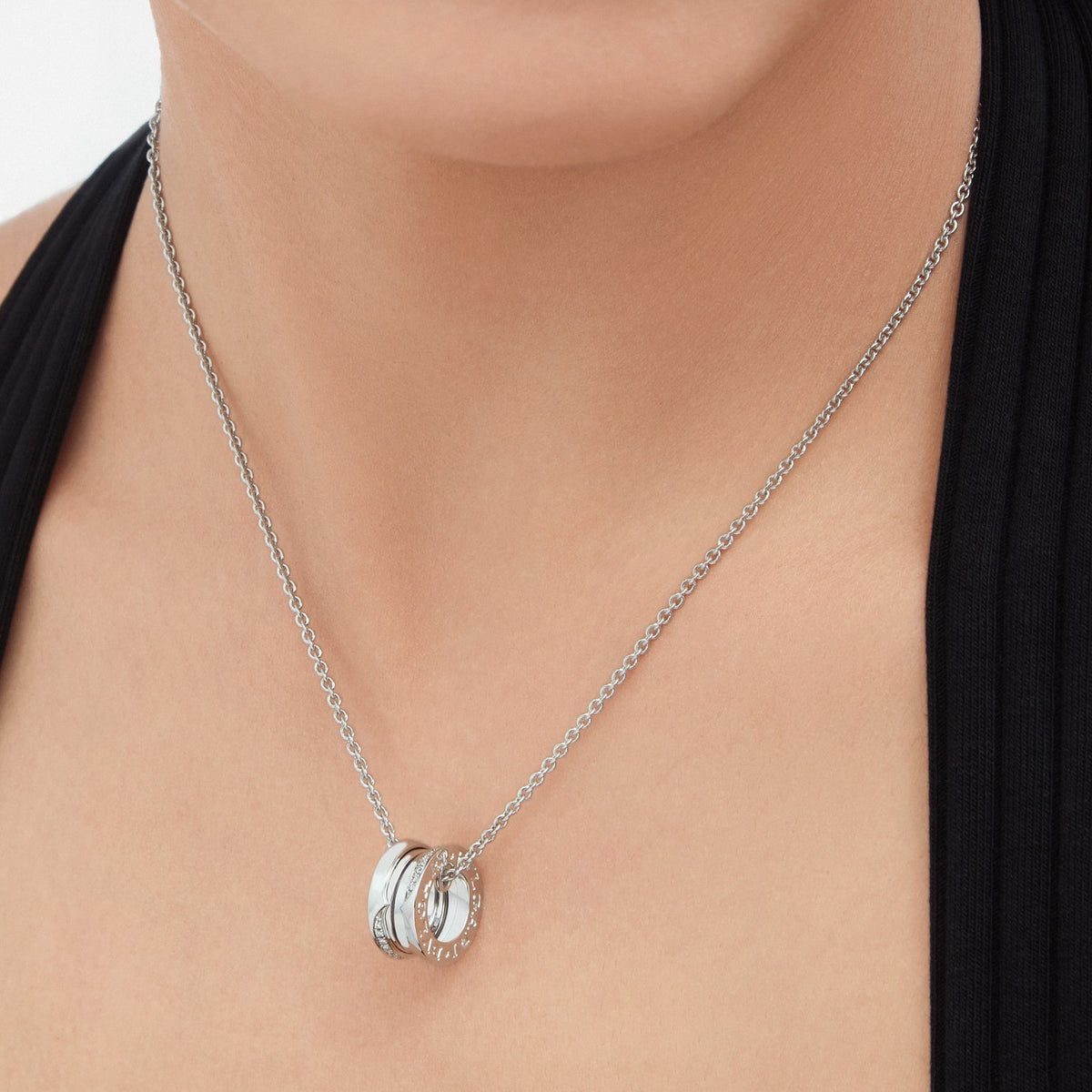 B.zero1 Necklace, worn 4