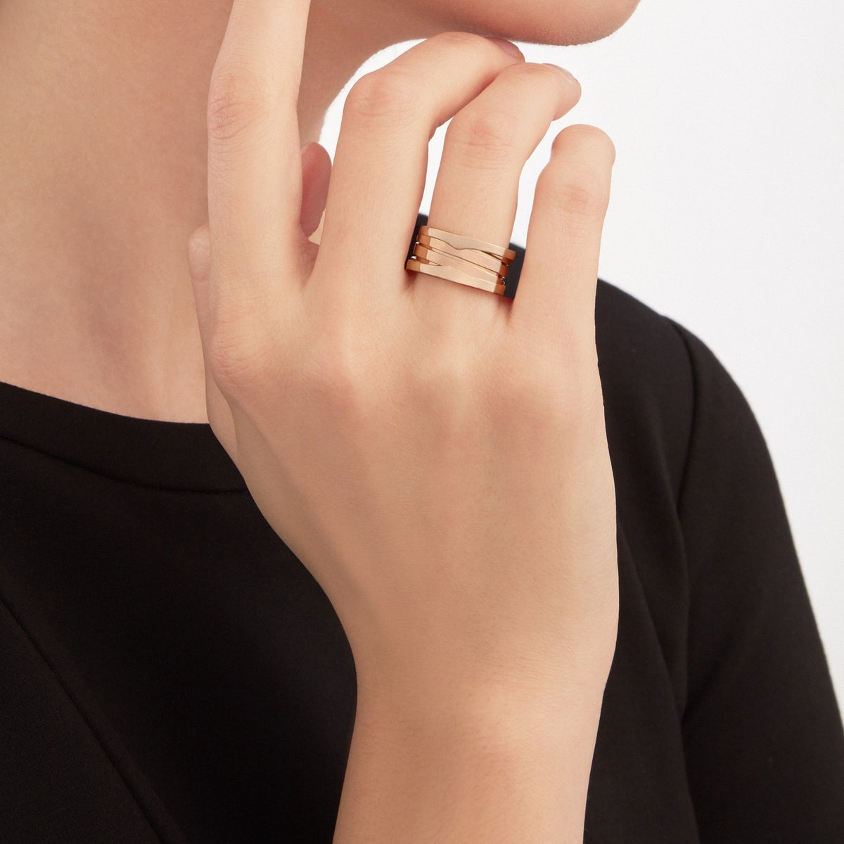 B.zero1 Classic Ring, worn 5