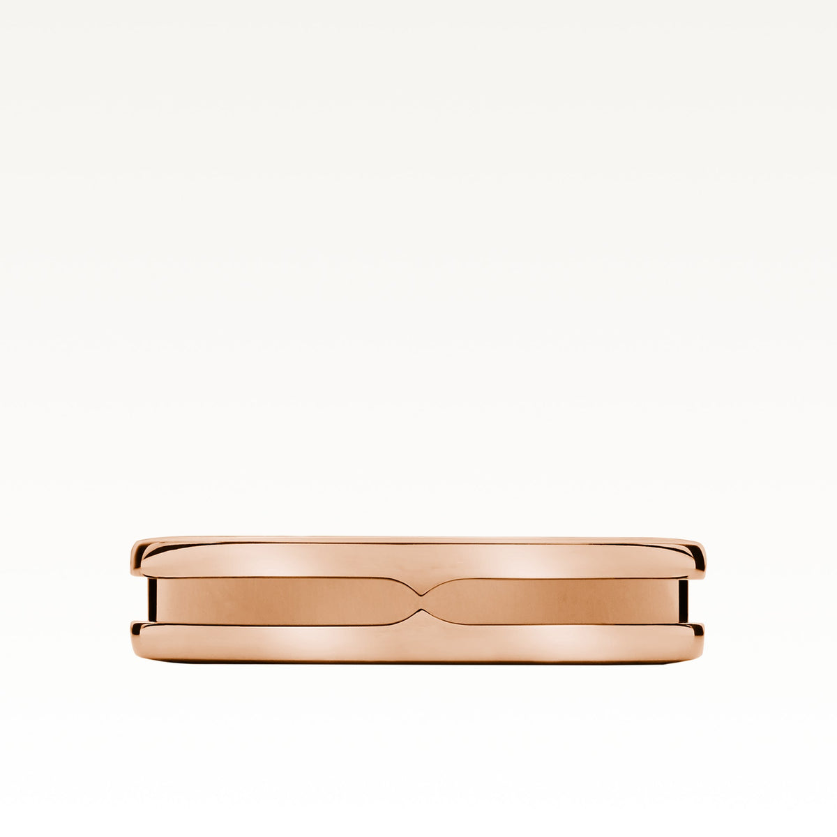 Bvlgari B.zero1 ring in rose gold side profile