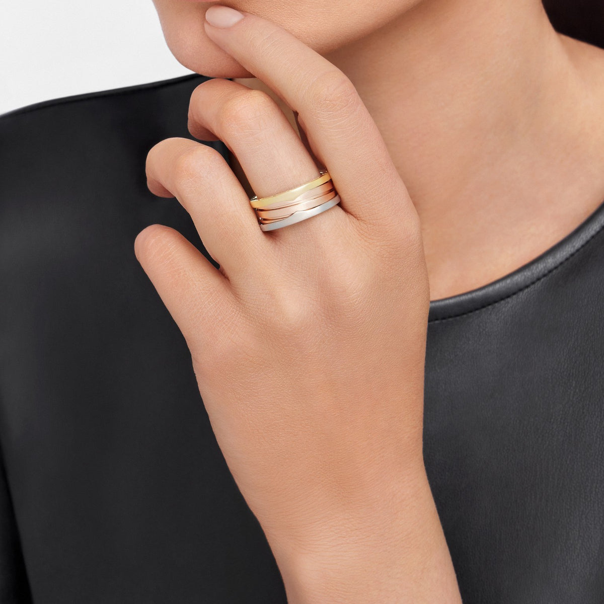 B.zero1 Classic Ring, worn 2