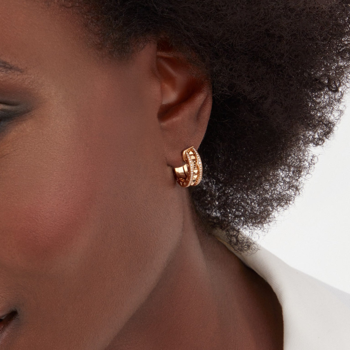 B.zero1 Earrings, worn 2