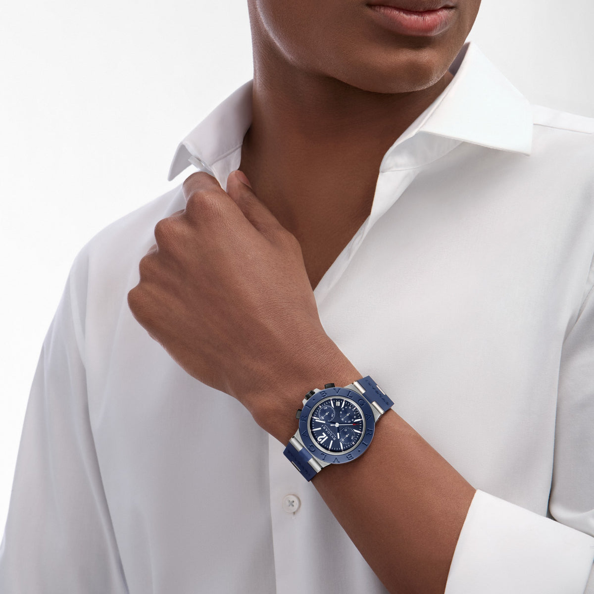 Bvlgari Aluminium Watch worn