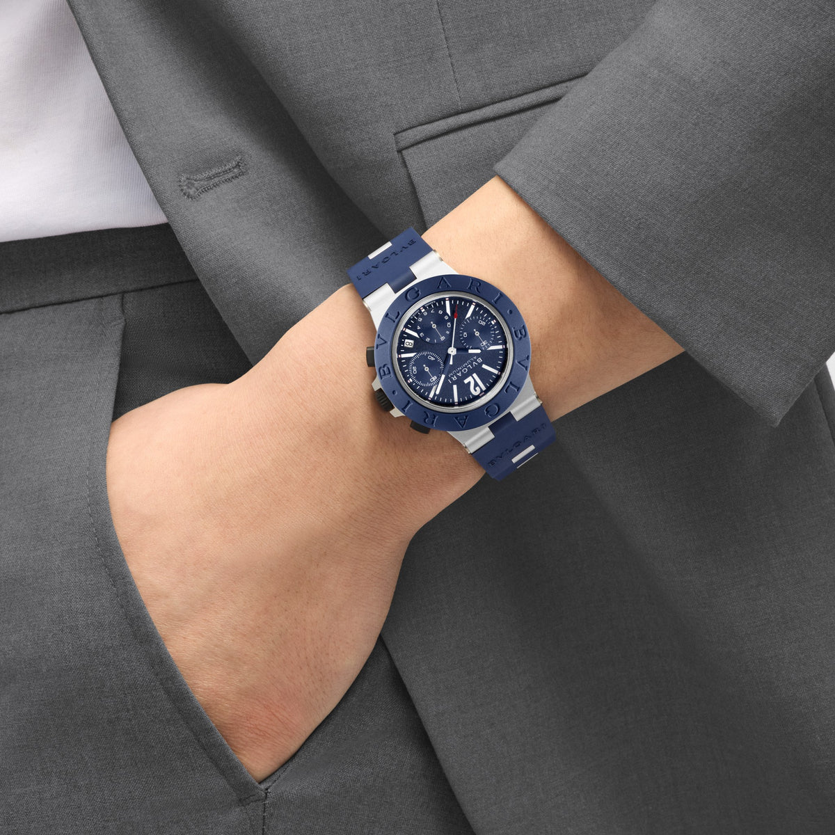 Bvlgari Aluminium Watch worn