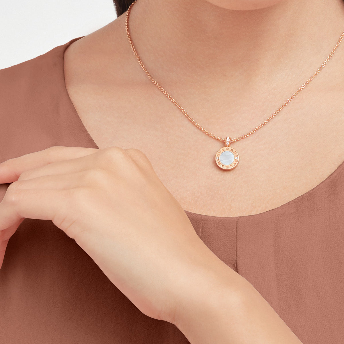 Bvlgari Bvlgari Necklace worn