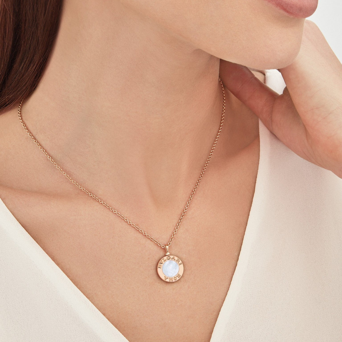 Bvlgari Bvlgari Necklace, worn