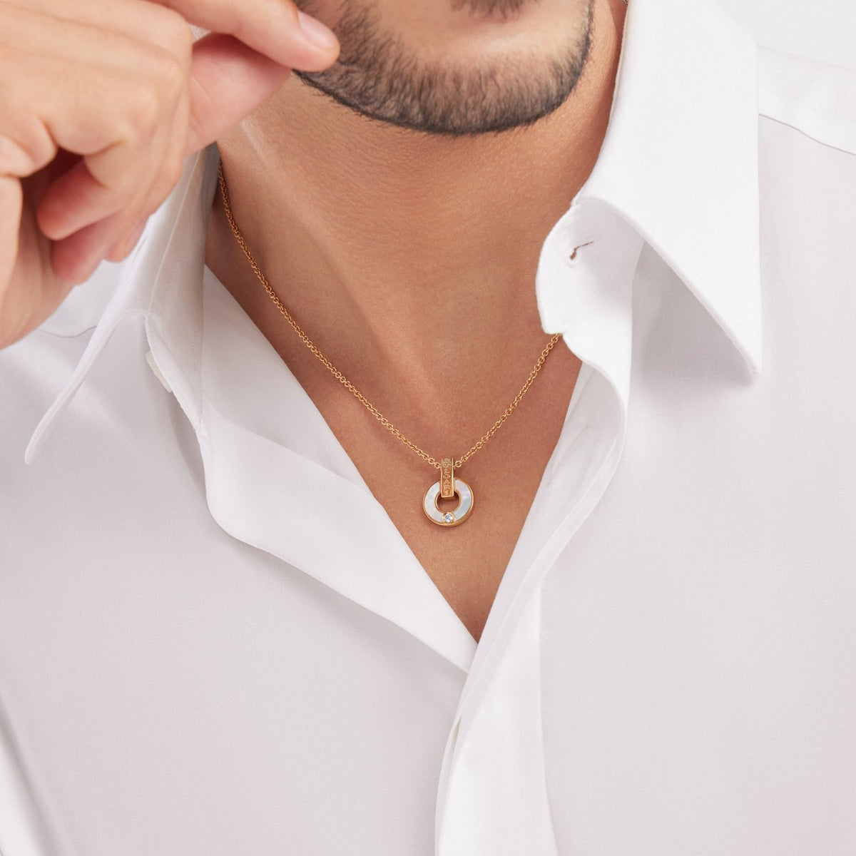 Bvlgari Bvlgari Necklace, worn