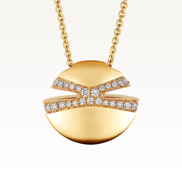 Bvlgari Cabochon Necklace full view