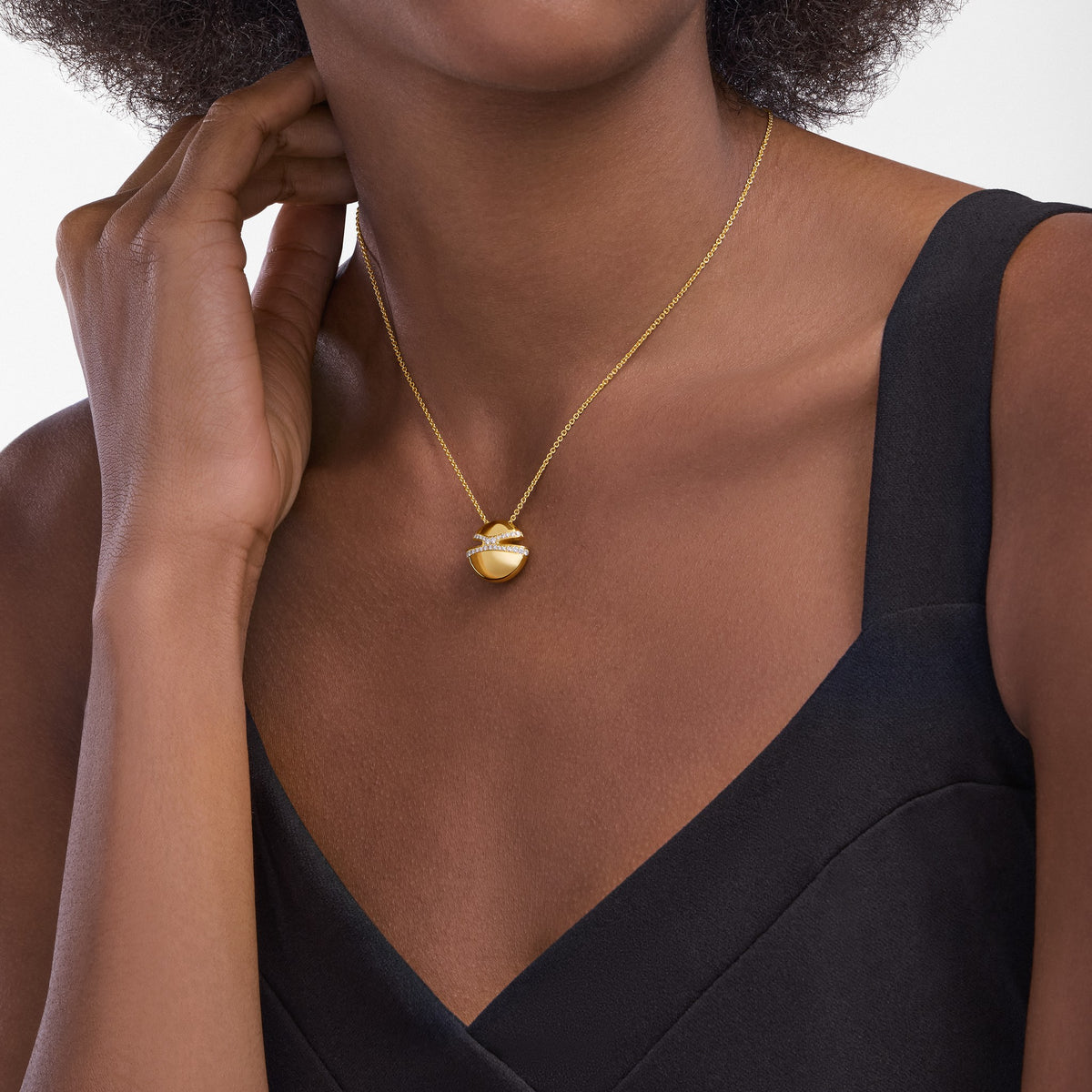 Bvlgari Cabochon Necklace worn