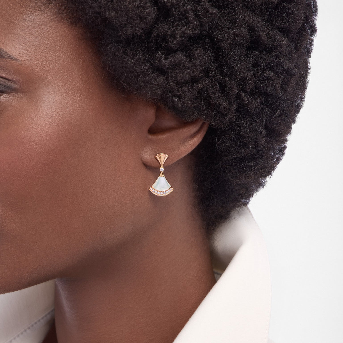 Divas’ Dream Earrings, worn 2