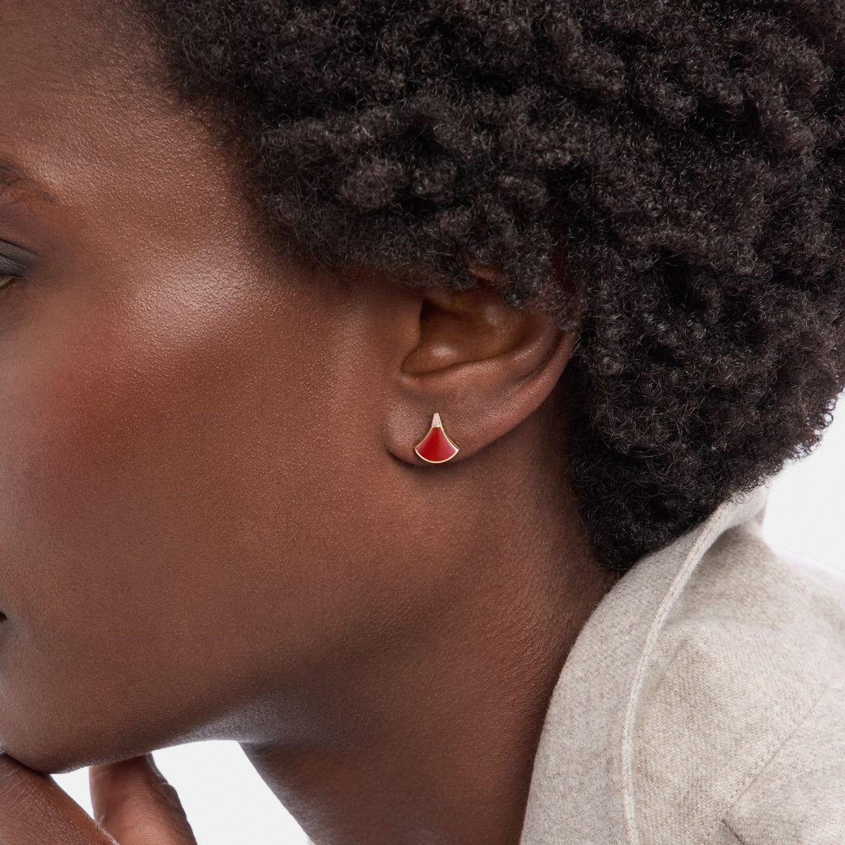 Divas’ Dream Single Earring, worn 2