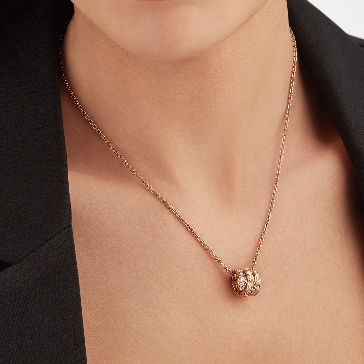 Serpenti Viper Necklace, worn