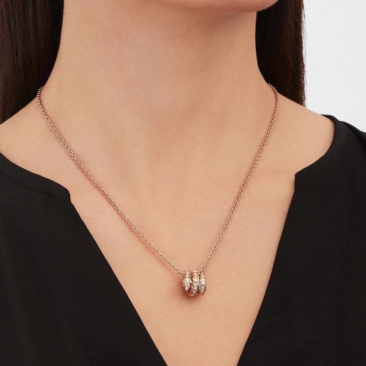 Serpenti Viper Necklace, worn 5
