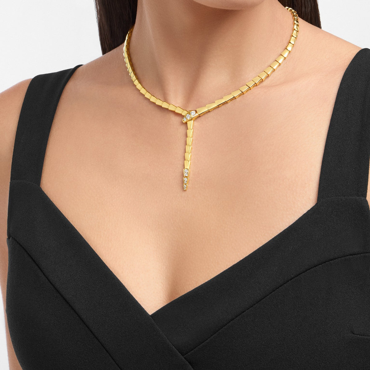 Serpenti Viper Necklace, worn 3