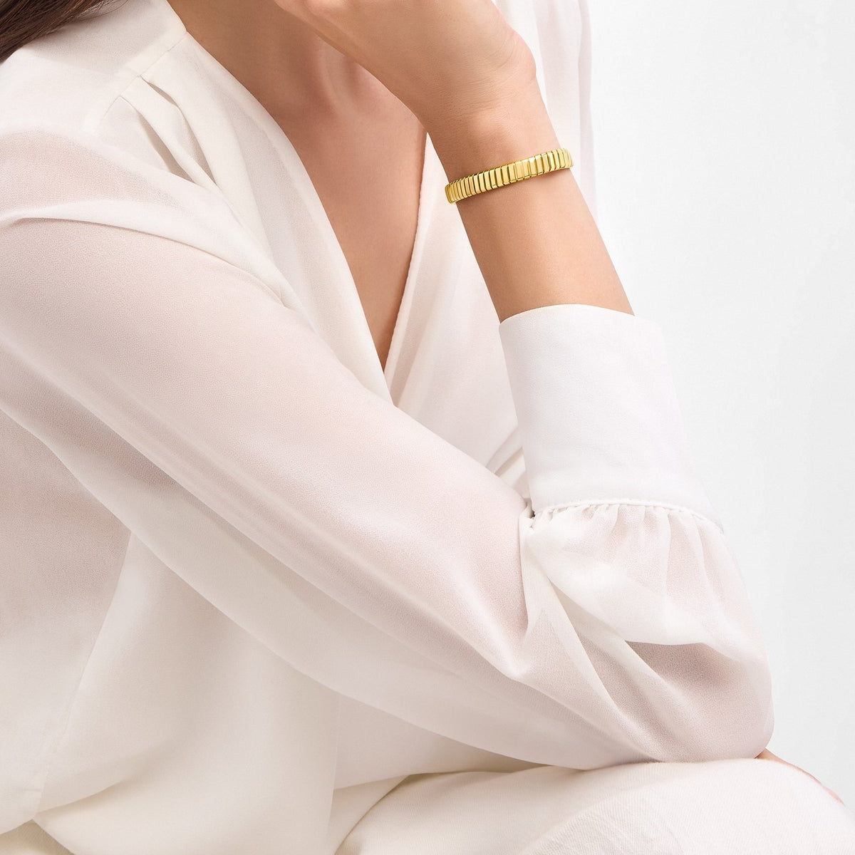 Bvlgari Tubogas Bracelet, worn