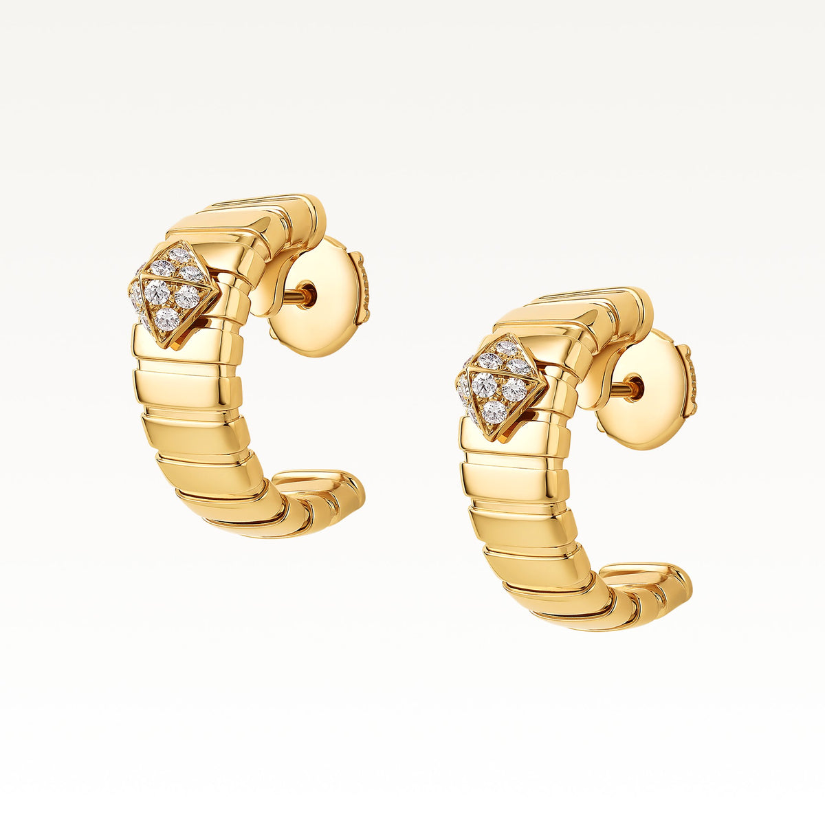 Bvlgari Tubogas Earrings side view