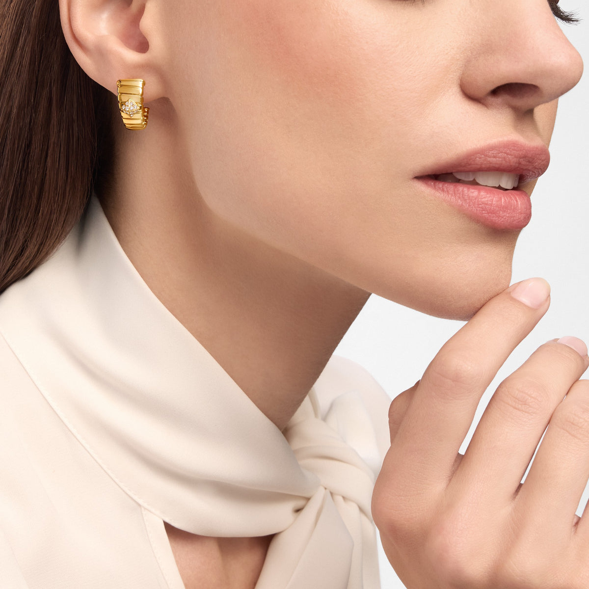 Bvlgari Tubogas Earrings worn