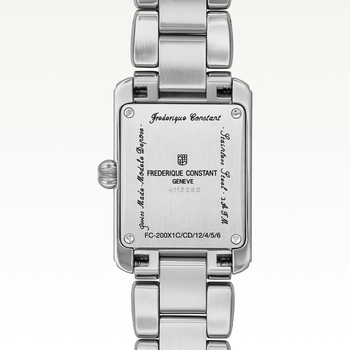 Frederique Constant Classics Carrée Ladies FC-200LBMC26B case back