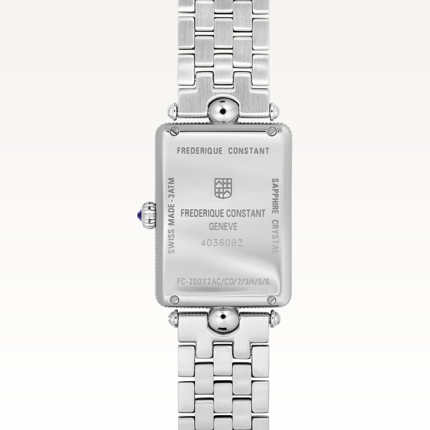 FREDERIQUE CONSTANT CLASSIC ART DECO CARREE 34mm – back