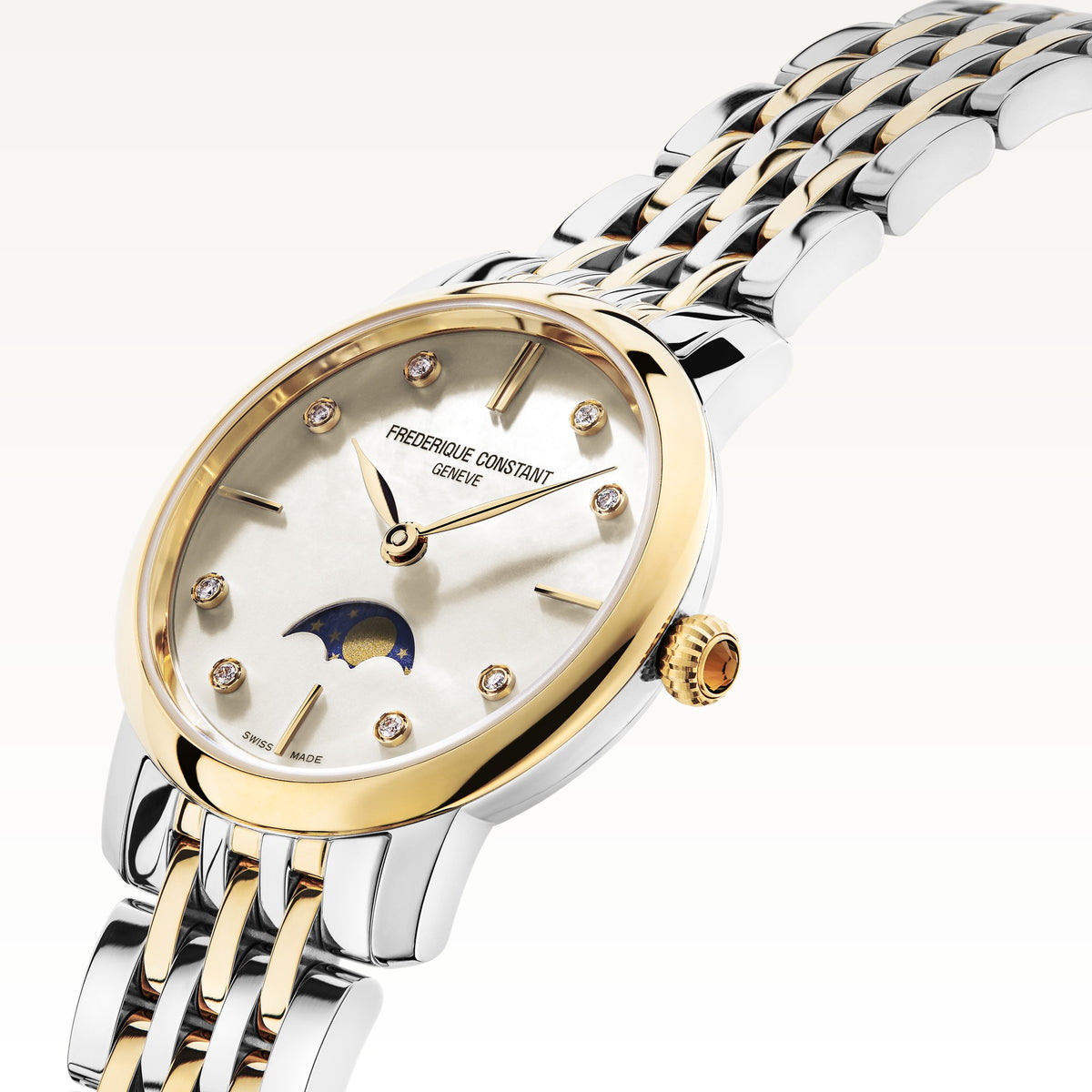 Frédérique Constant Ladies Slimline Moonphase Watch – side