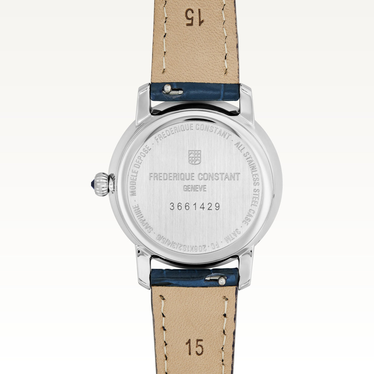 Frédérique Constant Ladies Slimline Moonphase Watch – back