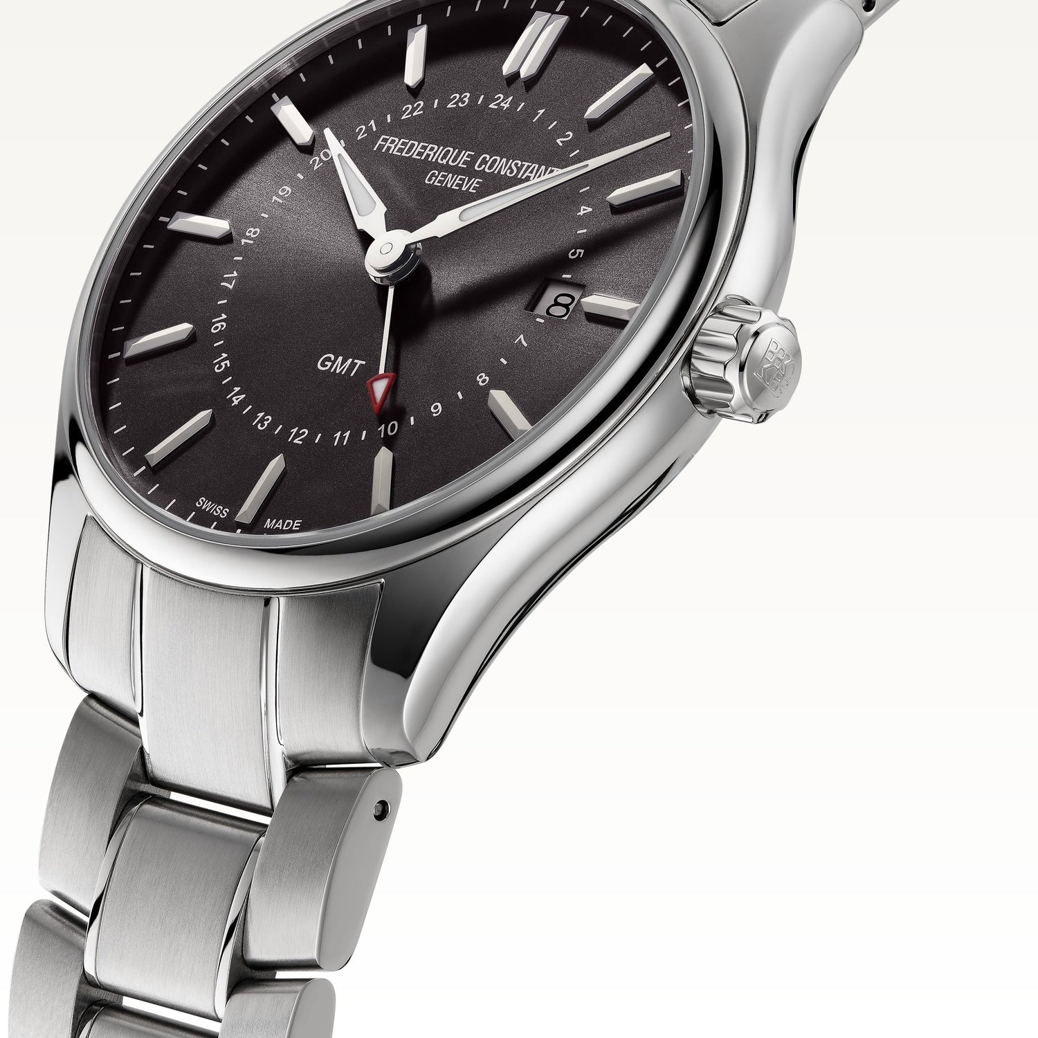 Frédérique Constant Classics Gents Quartz GMT Watch FC-252DGS5B6B