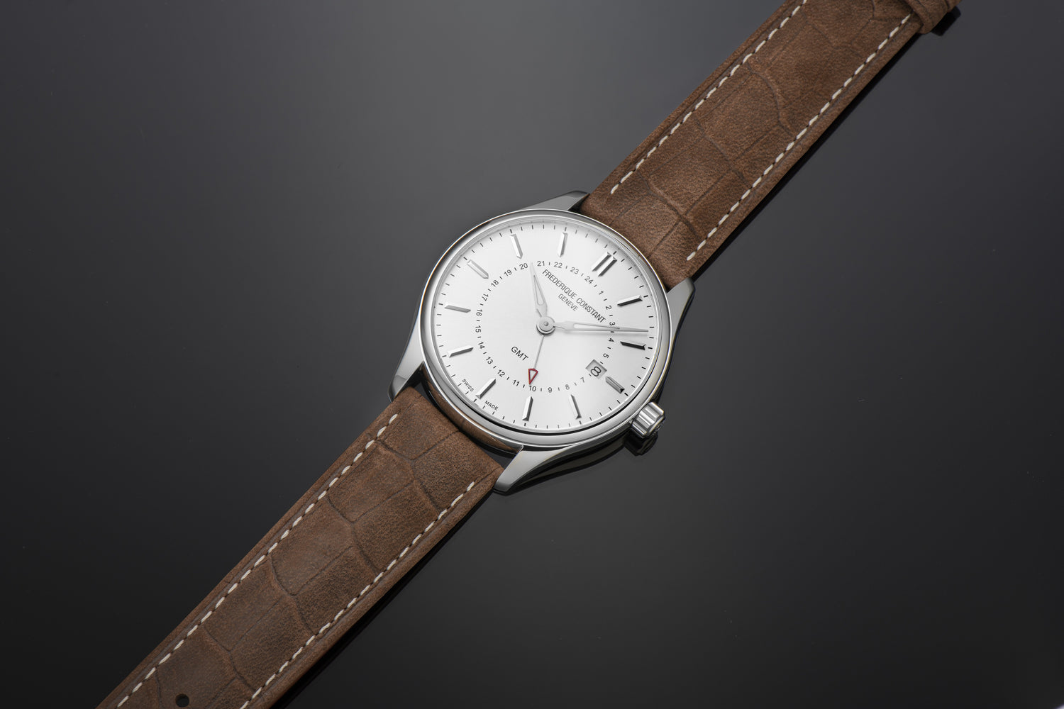 Frédérique Constant Classics Gents Quartz GMT Watch FC-252SS5B6