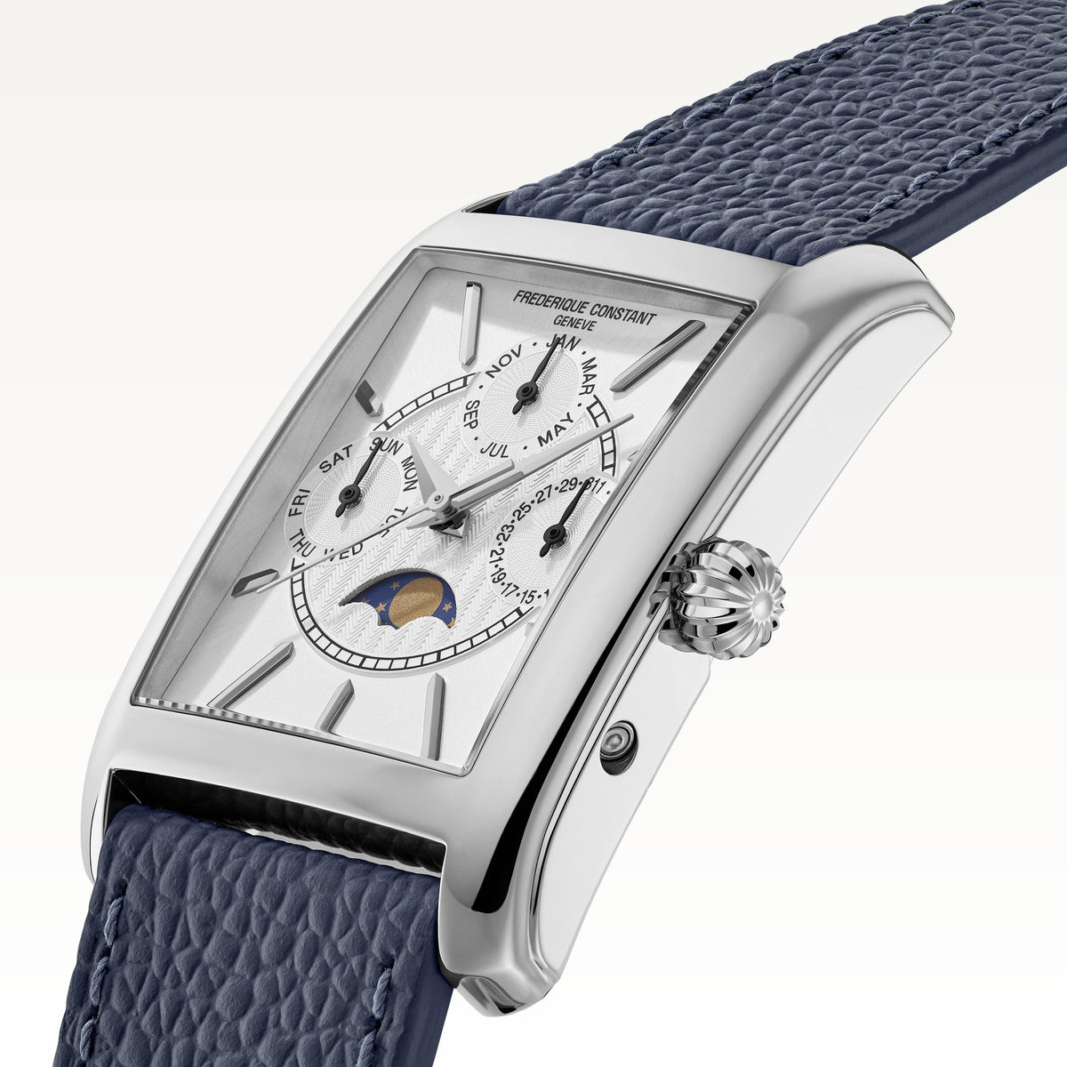 Frederique Constant Classics Carrée Calendar Moonphase – side