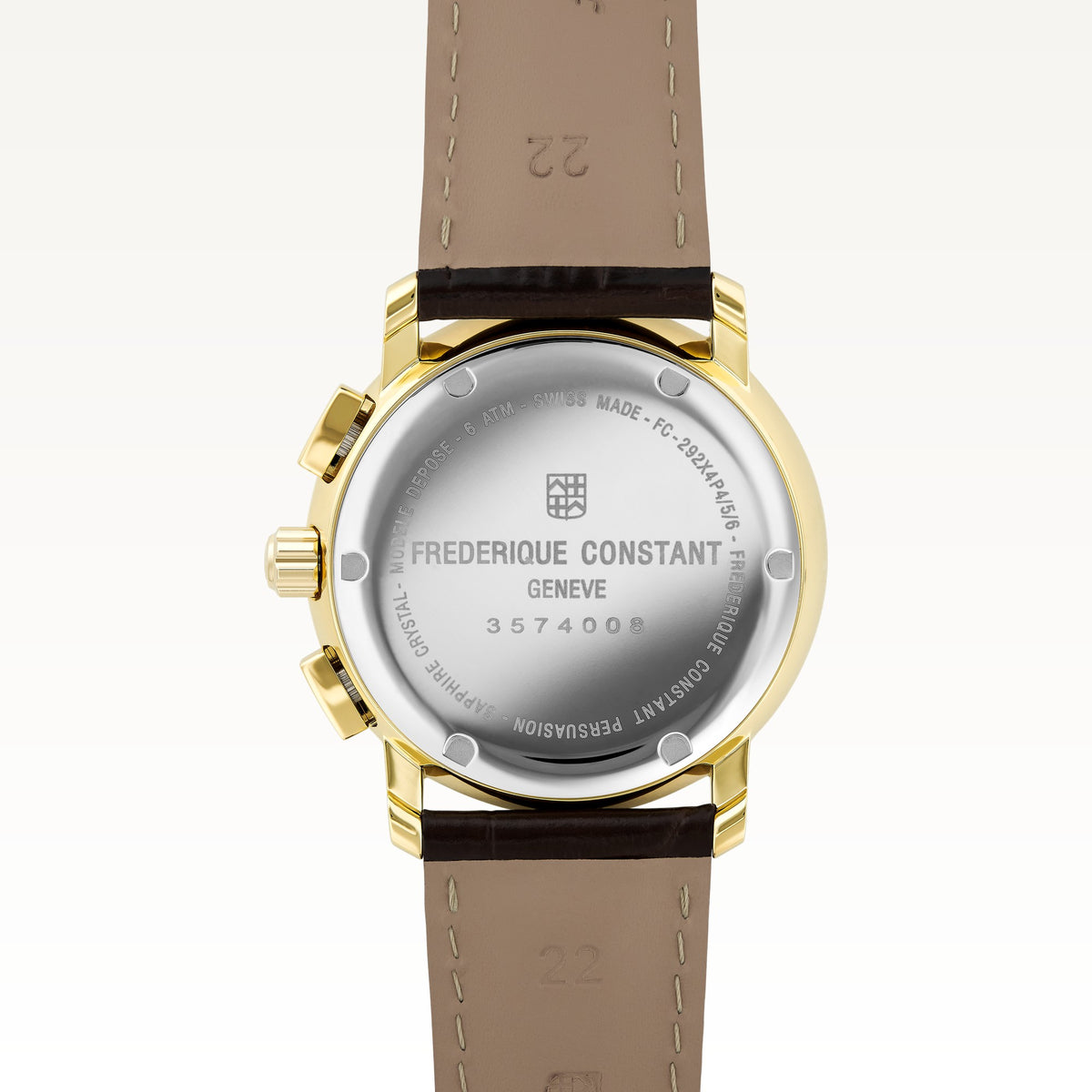Frédérique Constant Classic Quartz Chronograph – back