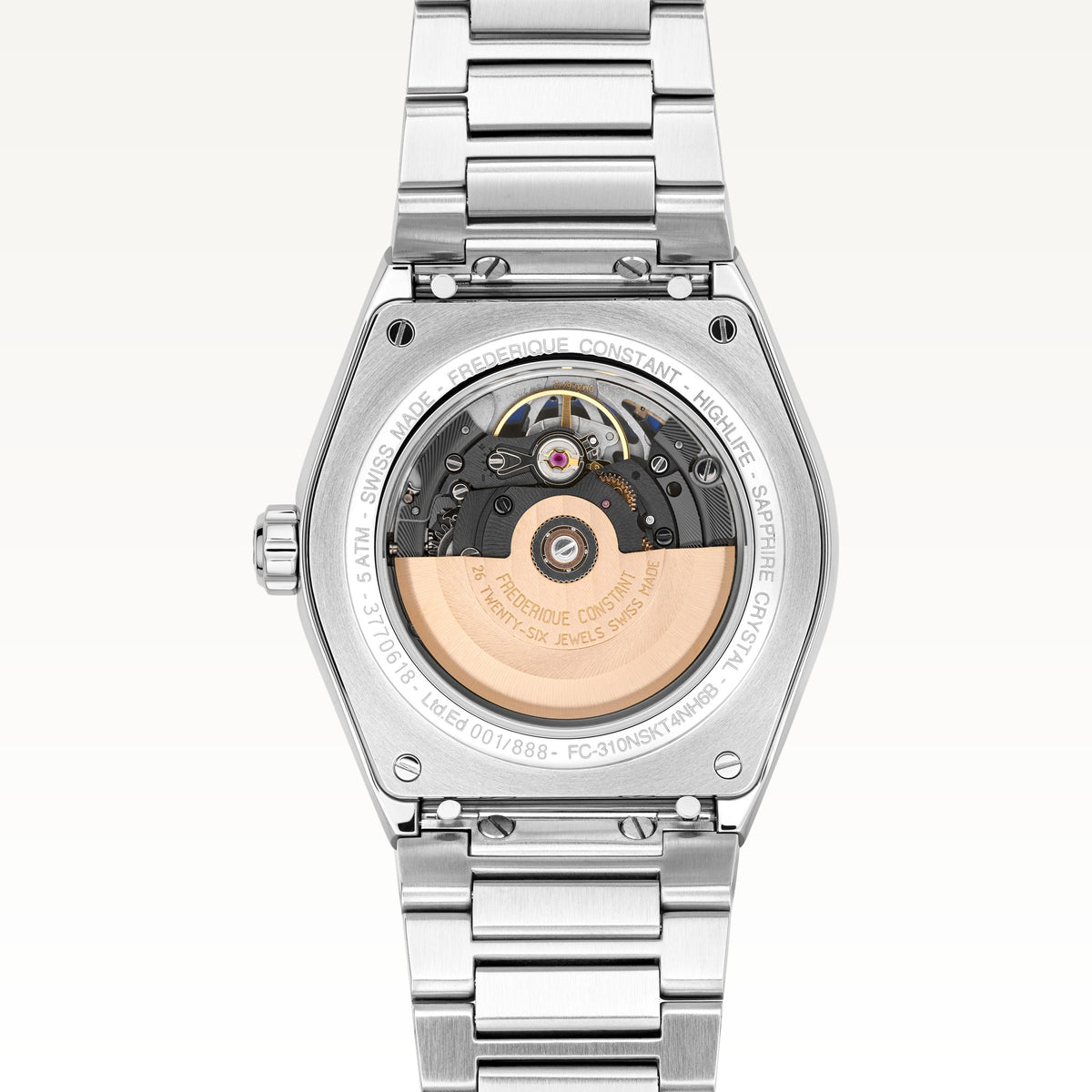 Frédérique Constant Highlife Skeleton Watch – back