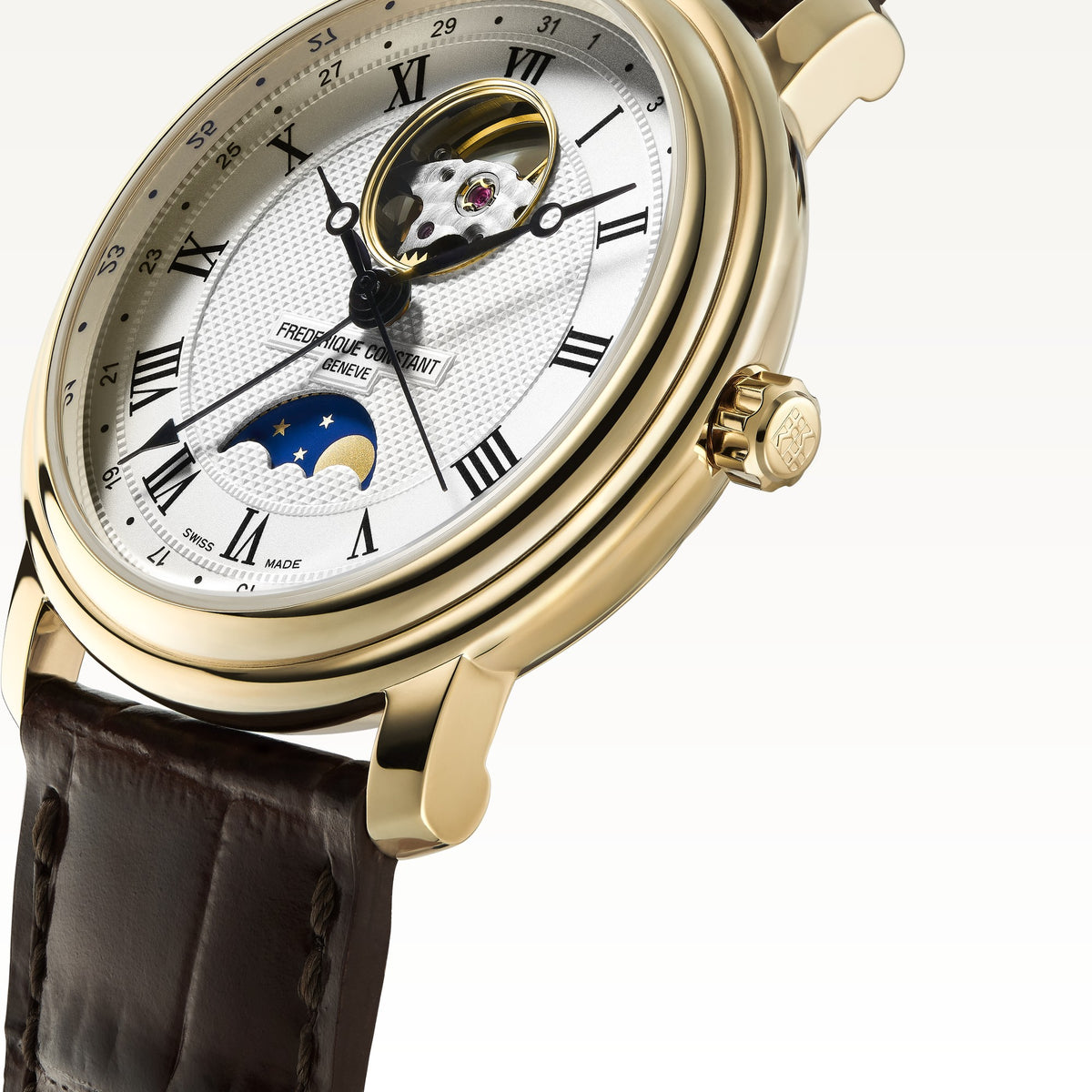 Frédérique Constant Classic Heart Beat Moonphase Watch FC-335MC4P5