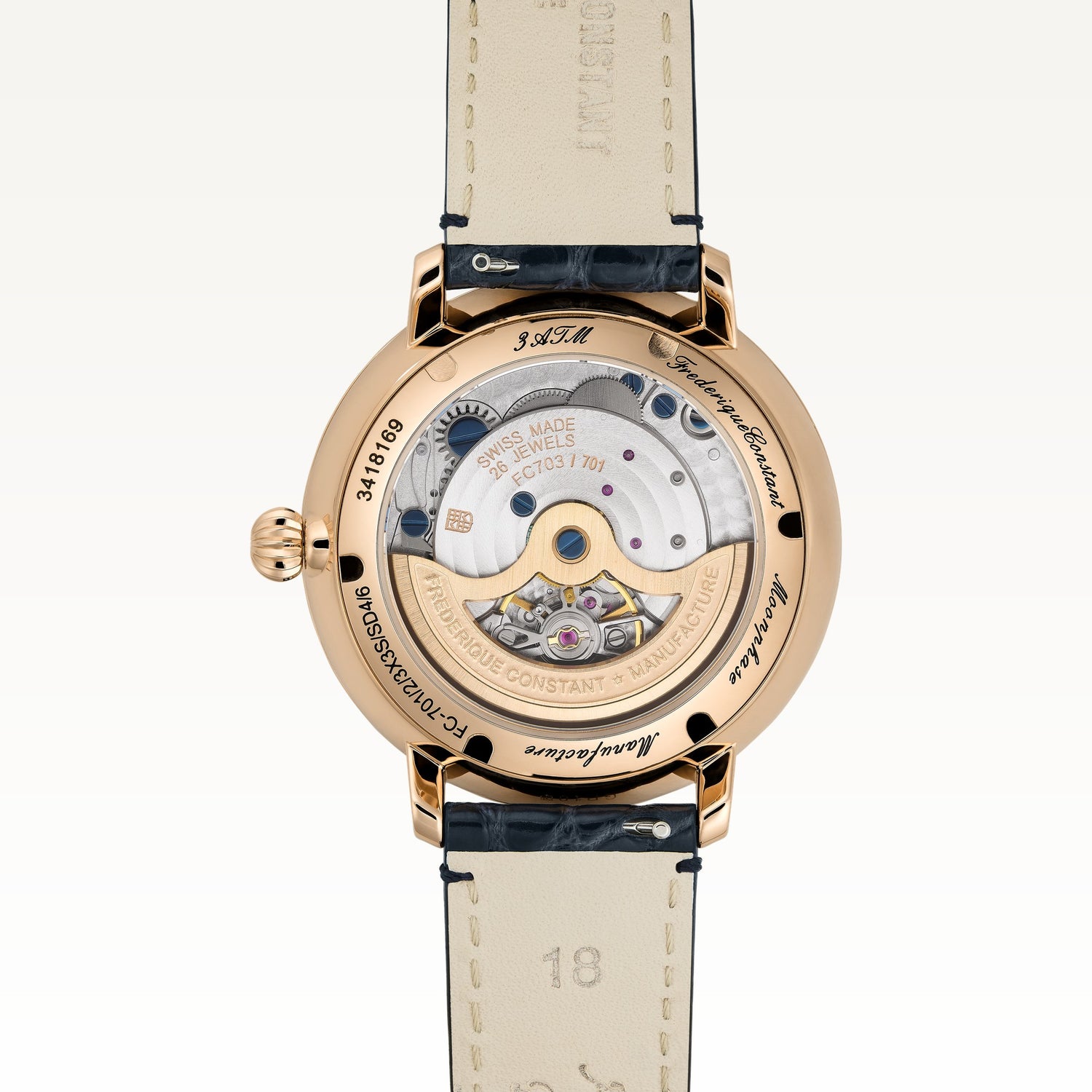 Frédérique Constant Slimline Moonphase Stars Manufacture Watch – back