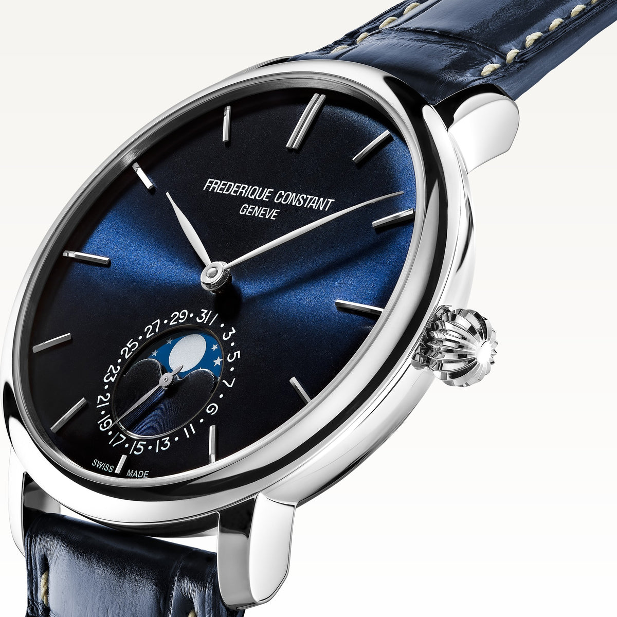 Frédérique Constant Slimline Moonphase Manufacture Watch – side