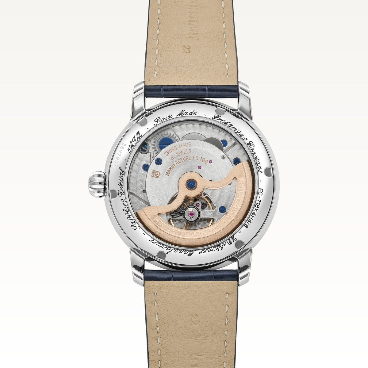 Frédérique Constant Classic Worldtimer Manufacture Watch FC-718NWM4H6