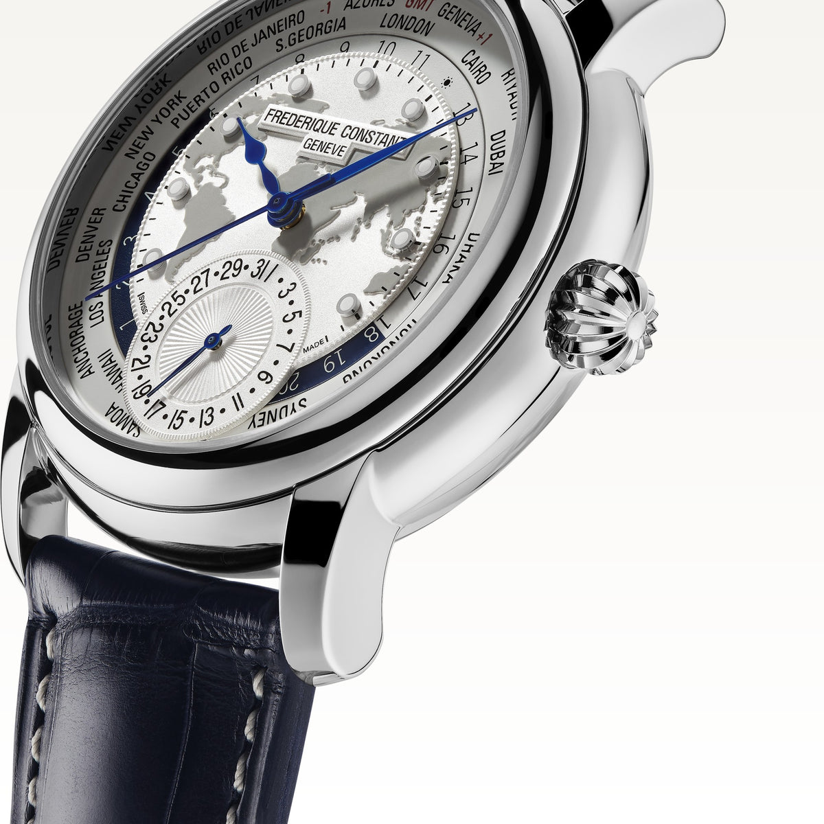 Frédérique Constant Classic Worldtimer Manufacture Watch FC-718WM4H6
