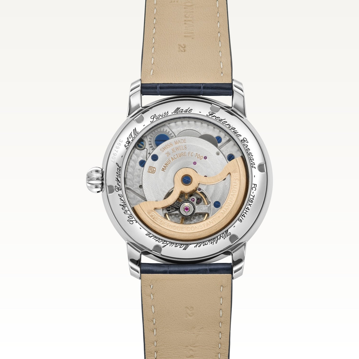 Frédérique Constant Classic Worldtimer Manufacture Watch FC-718WM4H6