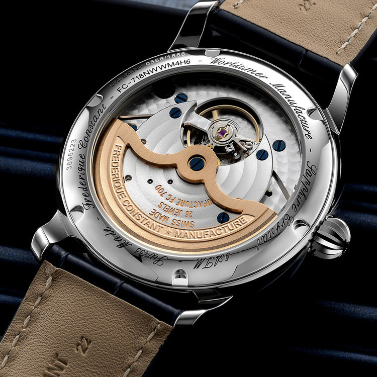 Frédérique Constant Classic Worldtimer Manufacture Watch FC-718WM4H6